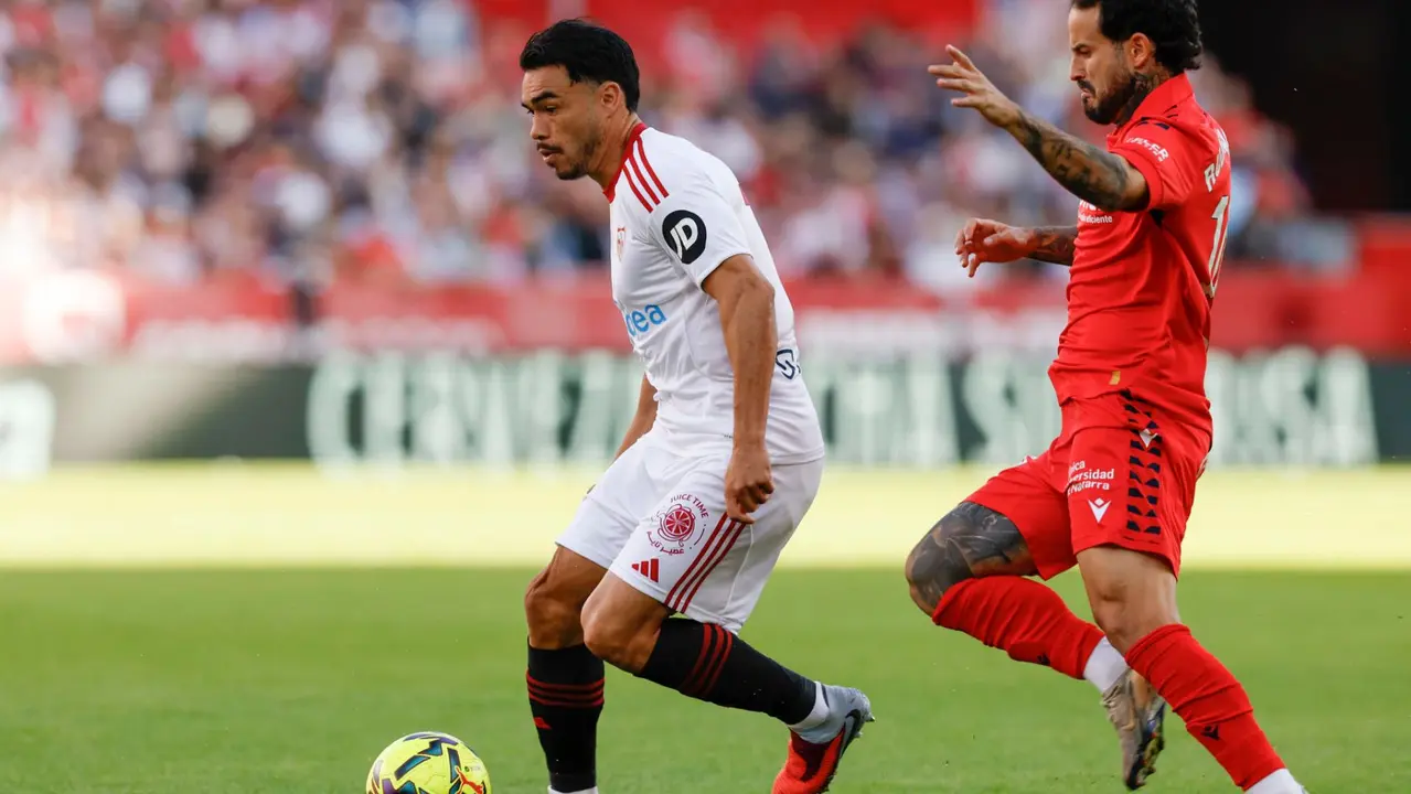 Rubén GArcía en el Sevilla Osasuna. EFE