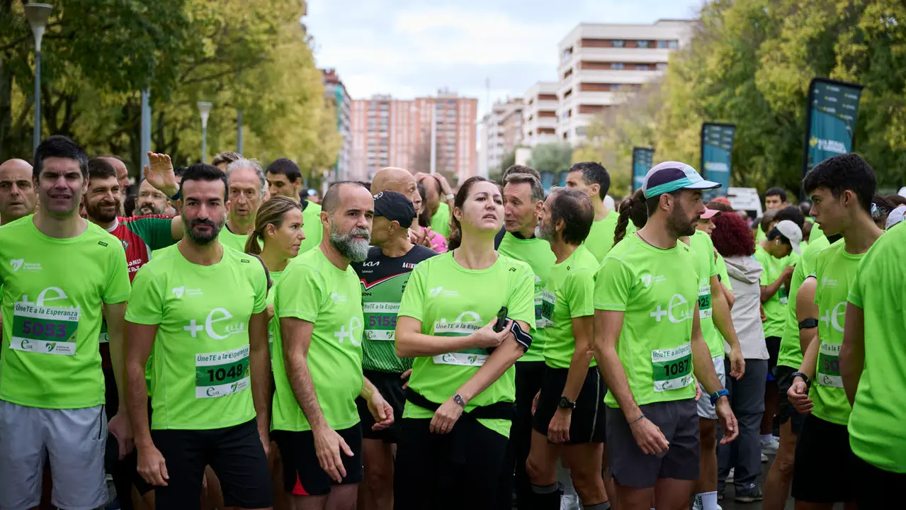 VII Carrera Popular Solidaria '+e', organizada por el Teléfono de la Esperanza de Navarra. PABLO LASAOSA