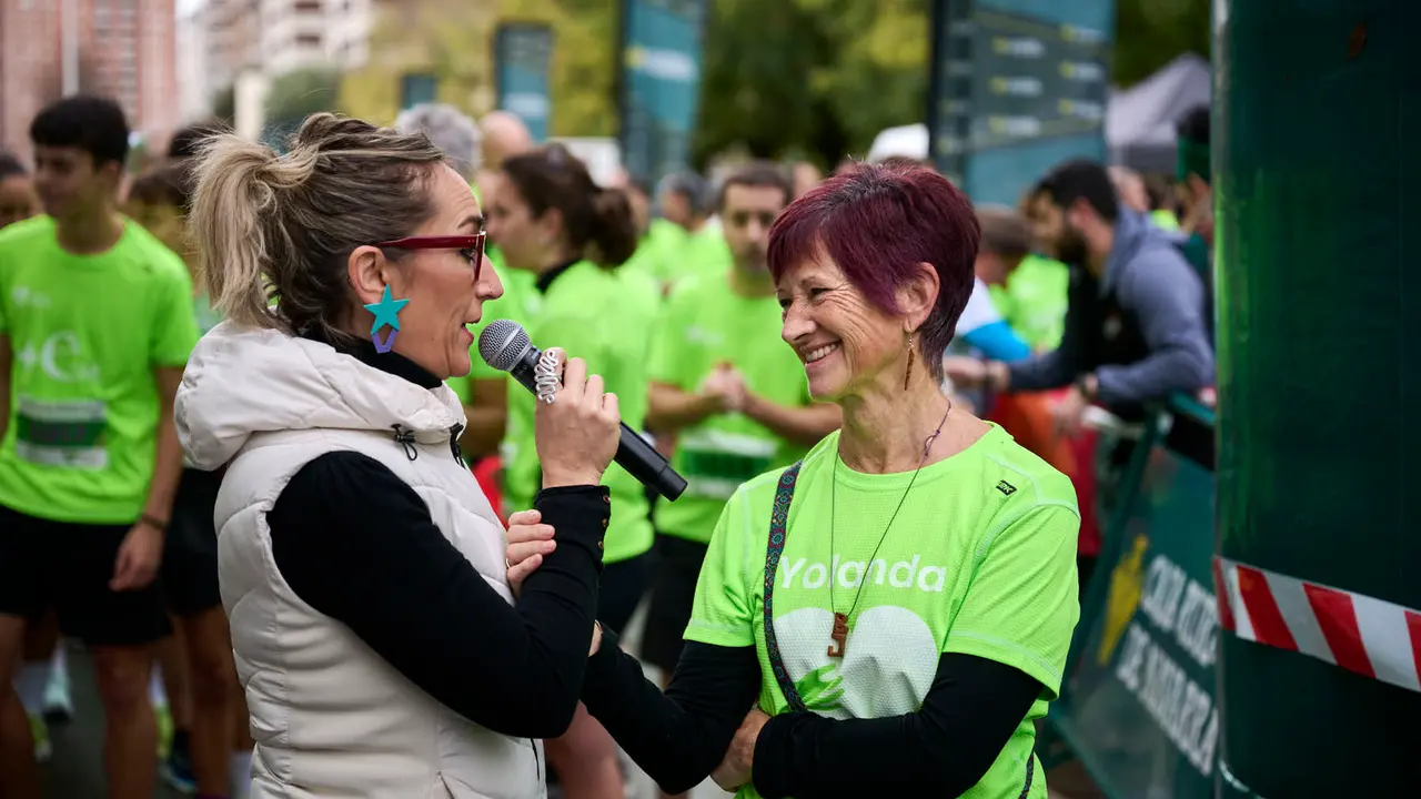 VII Carrera Popular Solidaria '+e', organizada por el Teléfono de la Esperanza de Navarra. PABLO LASAOSA