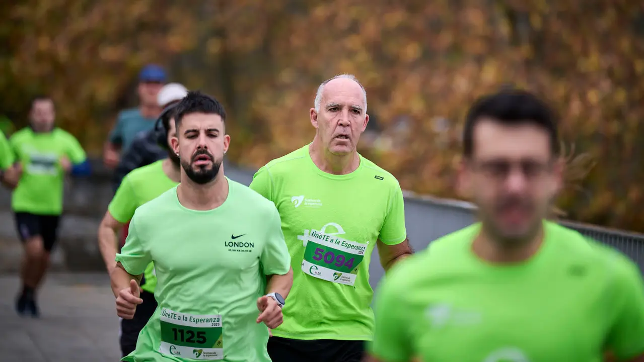 VII Carrera Popular Solidaria '+e', organizada por el Teléfono de la Esperanza de Navarra. PABLO LASAOSA