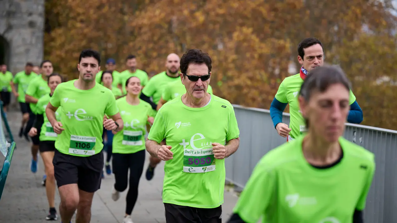 VII Carrera Popular Solidaria '+e', organizada por el Teléfono de la Esperanza de Navarra. PABLO LASAOSA
