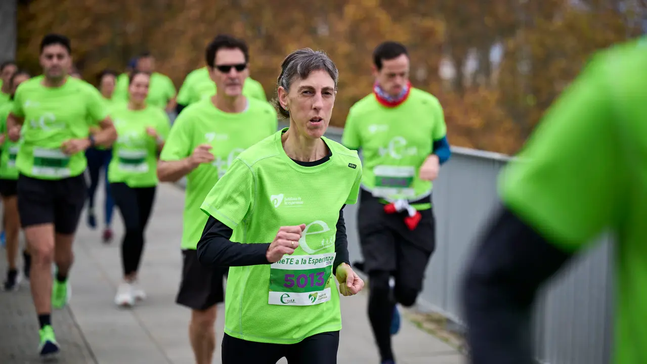 VII Carrera Popular Solidaria '+e', organizada por el Teléfono de la Esperanza de Navarra. PABLO LASAOSA
