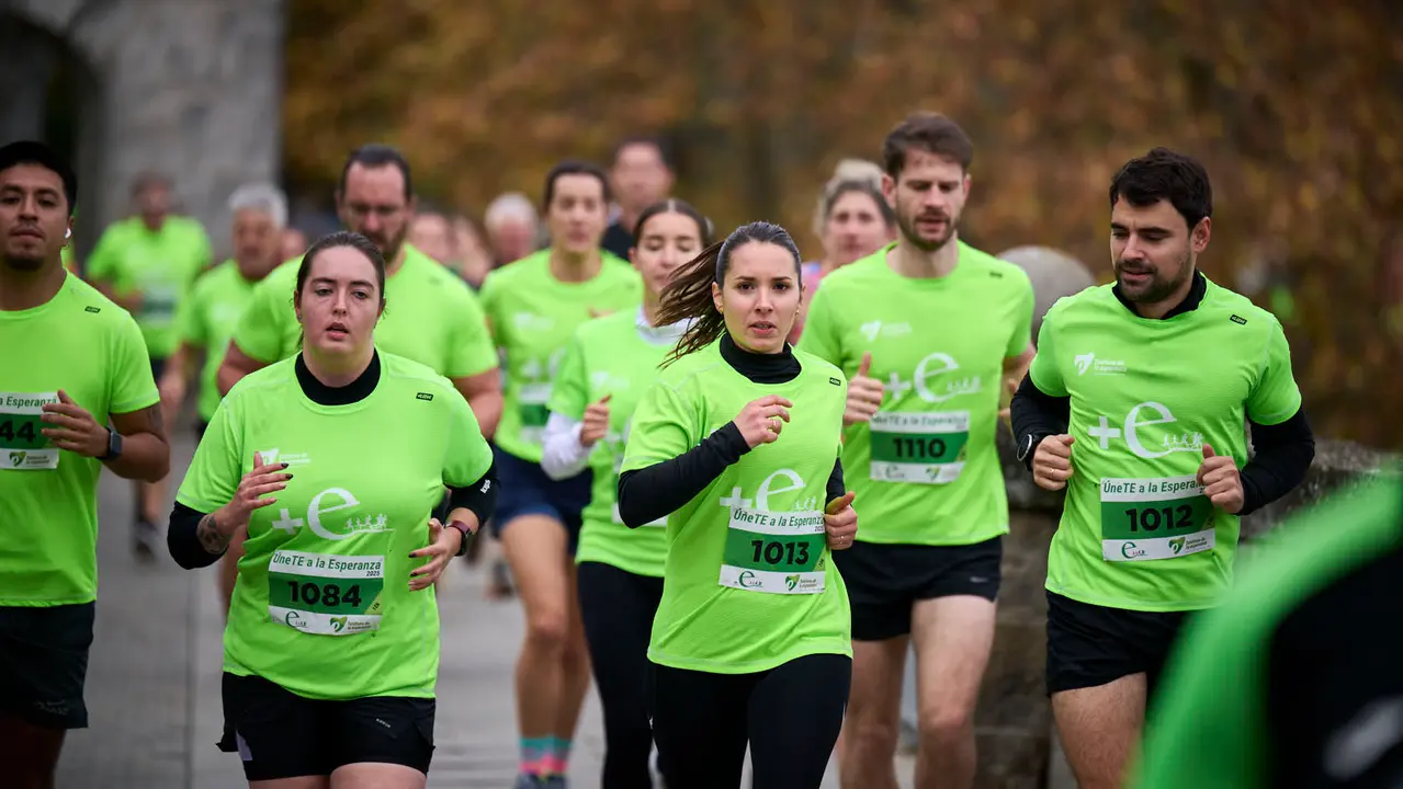 VII Carrera Popular Solidaria '+e', organizada por el Teléfono de la Esperanza de Navarra. PABLO LASAOSA