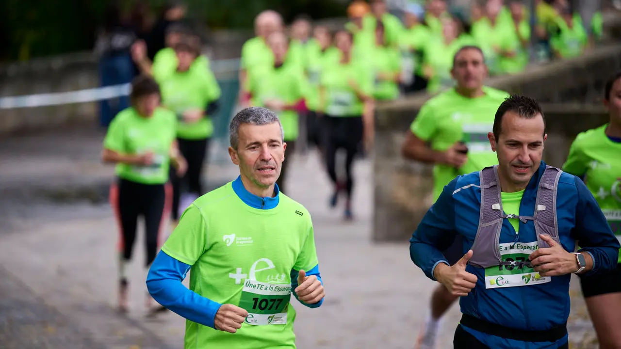 VII Carrera Popular Solidaria '+e', organizada por el Teléfono de la Esperanza de Navarra. PABLO LASAOSA