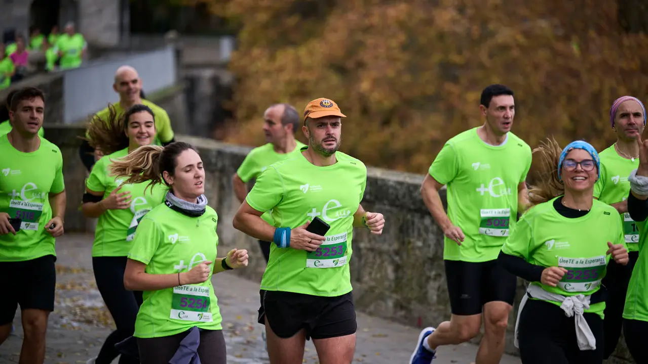 VII Carrera Popular Solidaria '+e', organizada por el Teléfono de la Esperanza de Navarra. PABLO LASAOSA