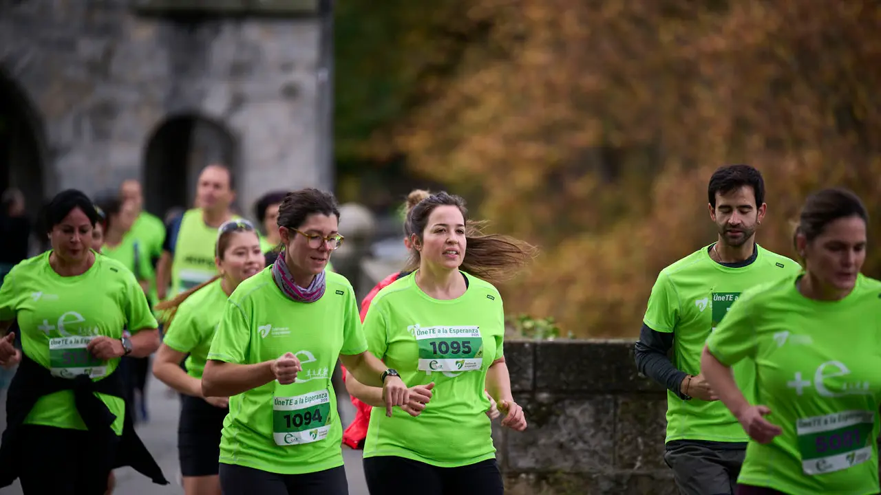 VII Carrera Popular Solidaria '+e', organizada por el Teléfono de la Esperanza de Navarra. PABLO LASAOSA