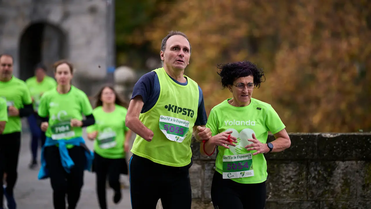 VII Carrera Popular Solidaria '+e', organizada por el Teléfono de la Esperanza de Navarra. PABLO LASAOSA