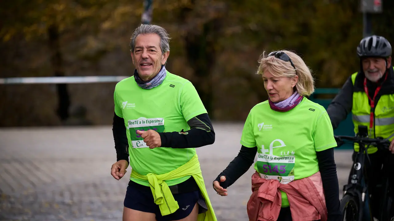 VII Carrera Popular Solidaria '+e', organizada por el Teléfono de la Esperanza de Navarra. PABLO LASAOSA