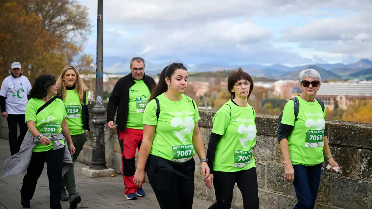 VII Carrera Popular Solidaria '+e', organizada por el Teléfono de la Esperanza de Navarra. PABLO LASAOSA