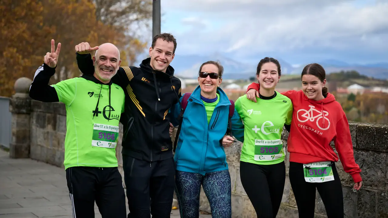 VII Carrera Popular Solidaria '+e', organizada por el Teléfono de la Esperanza de Navarra. PABLO LASAOSA
