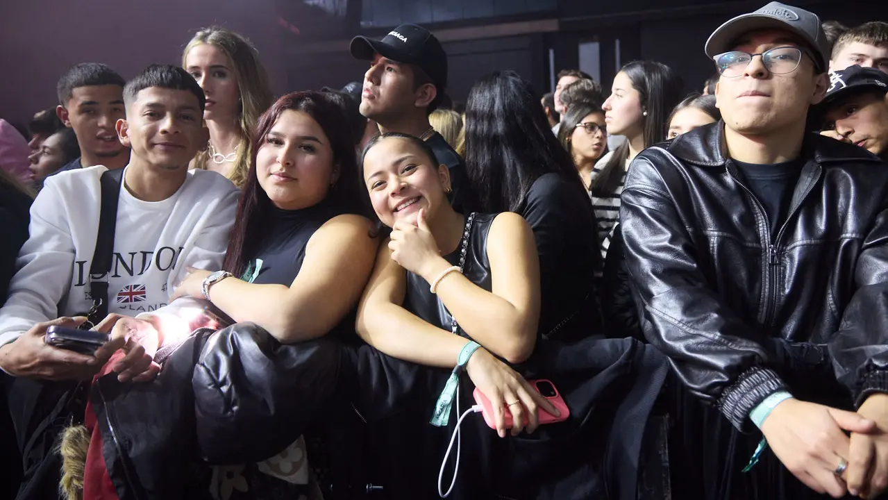 Concierto del cantante y compositor puertorriqueño de reguetón y trap latino Anuel AA en el pabellón Navarra Arena de Pamplona dentro de su gira Europe Tour 2025. IÑIGO ALZUGARAY