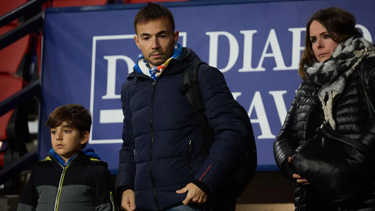 La grada del estadio de El Sadar durante el partido de La Liga EA Sports entre CA Osasuna y Real Sociedad disputado en Pamplona. IÑIGO ALZUGARAY