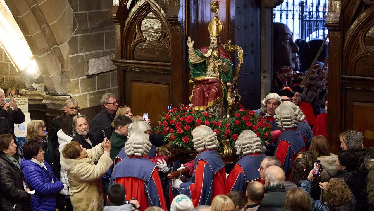 Procesión de San Saturnino 2025. IÑIGO ALZUGARAY