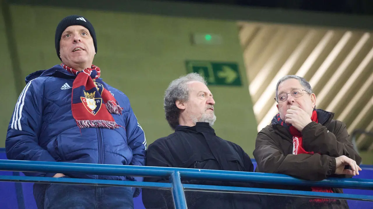 La grada del estadio de El Sadar durante el partido de La Liga EA Sports entre CA Osasuna y Levante UD disputado en Pamplona. IÑIGO ALZUGARAY