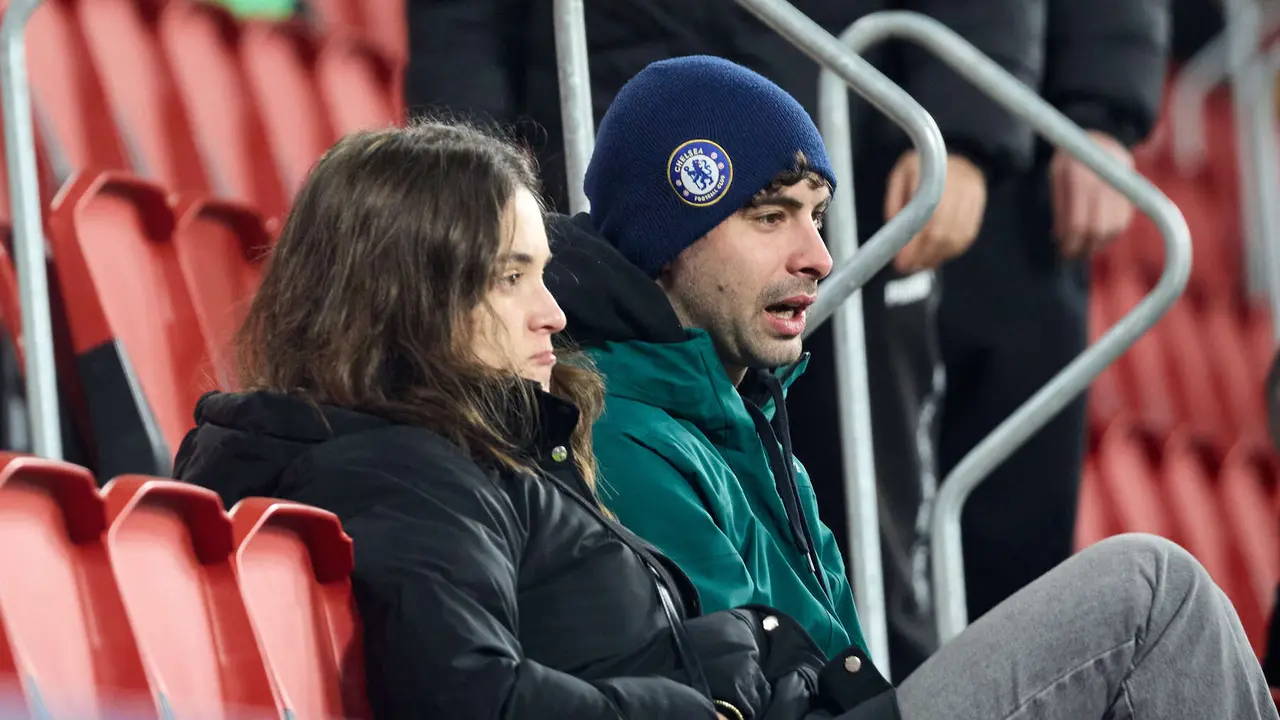 La grada del estadio de El Sadar durante el partido de La Liga EA Sports entre CA Osasuna y Levante UD disputado en Pamplona. IÑIGO ALZUGARAY