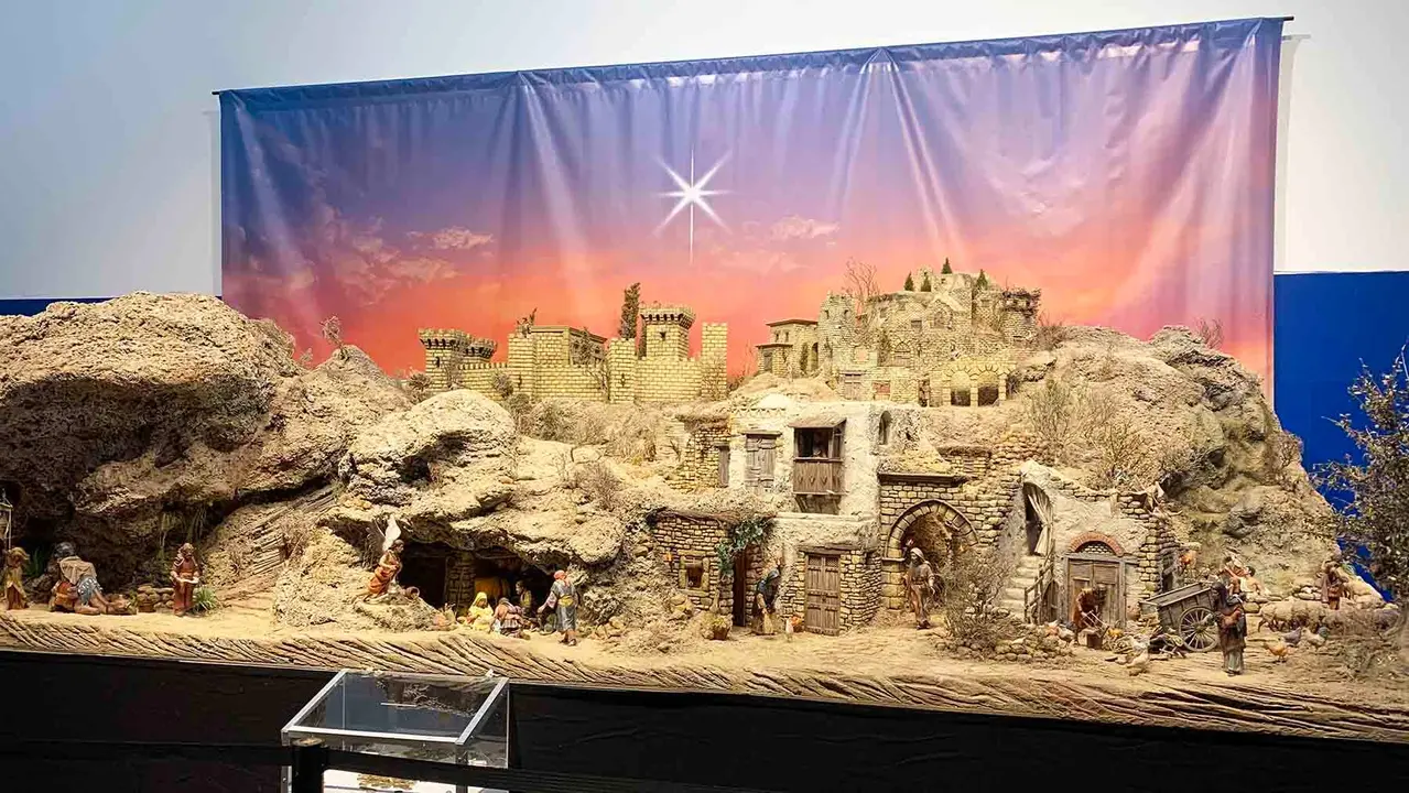 El Belén Monumental colocado en la Casa de Cultura de Villava. Navarra.com