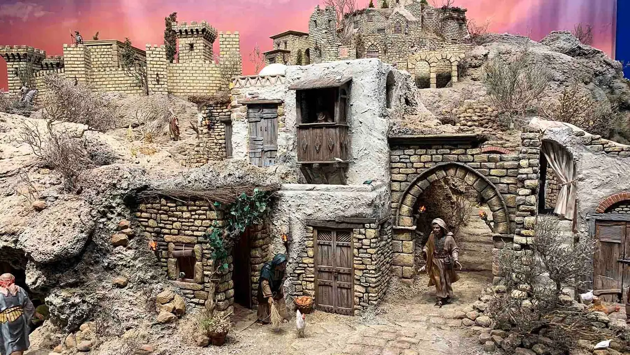 El Belén Monumental colocado en la Casa de Cultura de Villava. Navarra.com