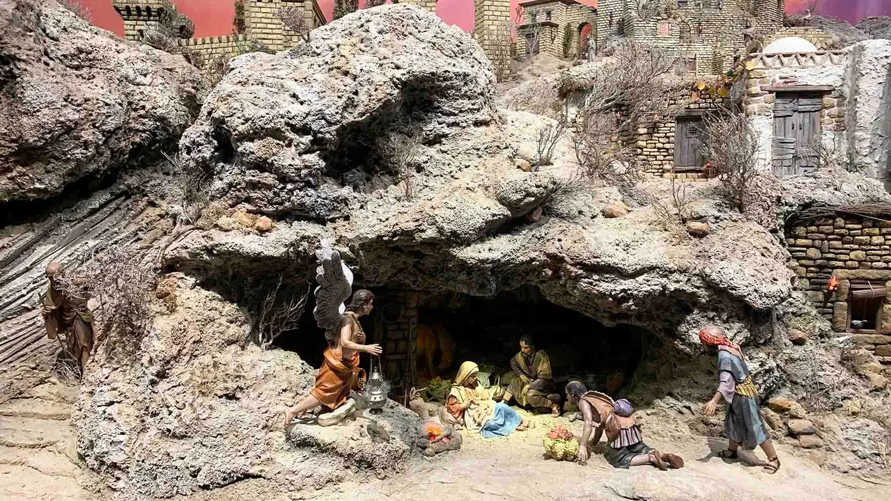 El Belén Monumental colocado en la Casa de Cultura de Villava. Navarra.com