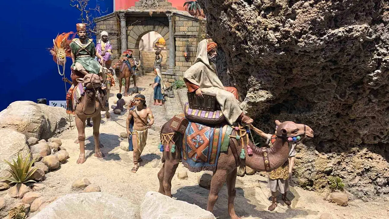 El Belén Monumental colocado en la Casa de Cultura de Villava. Navarra.com