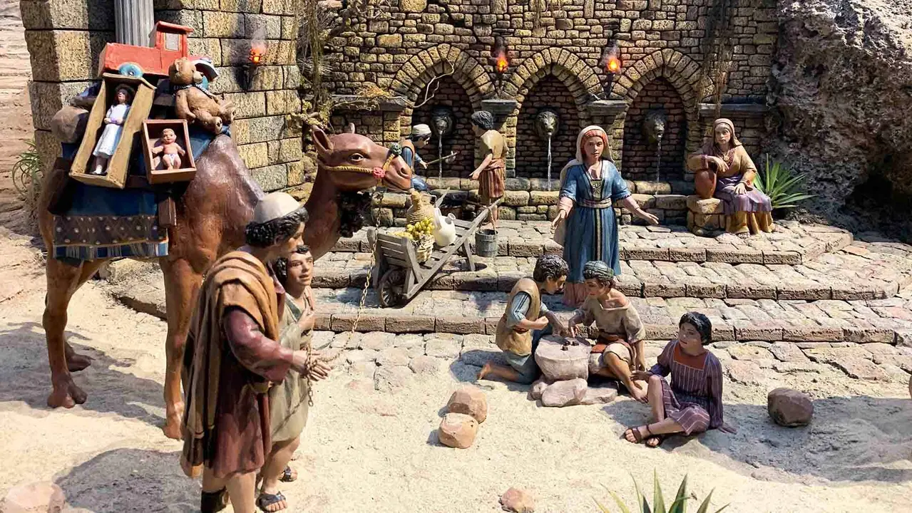 El Belén Monumental colocado en la Casa de Cultura de Villava. Navarra.com