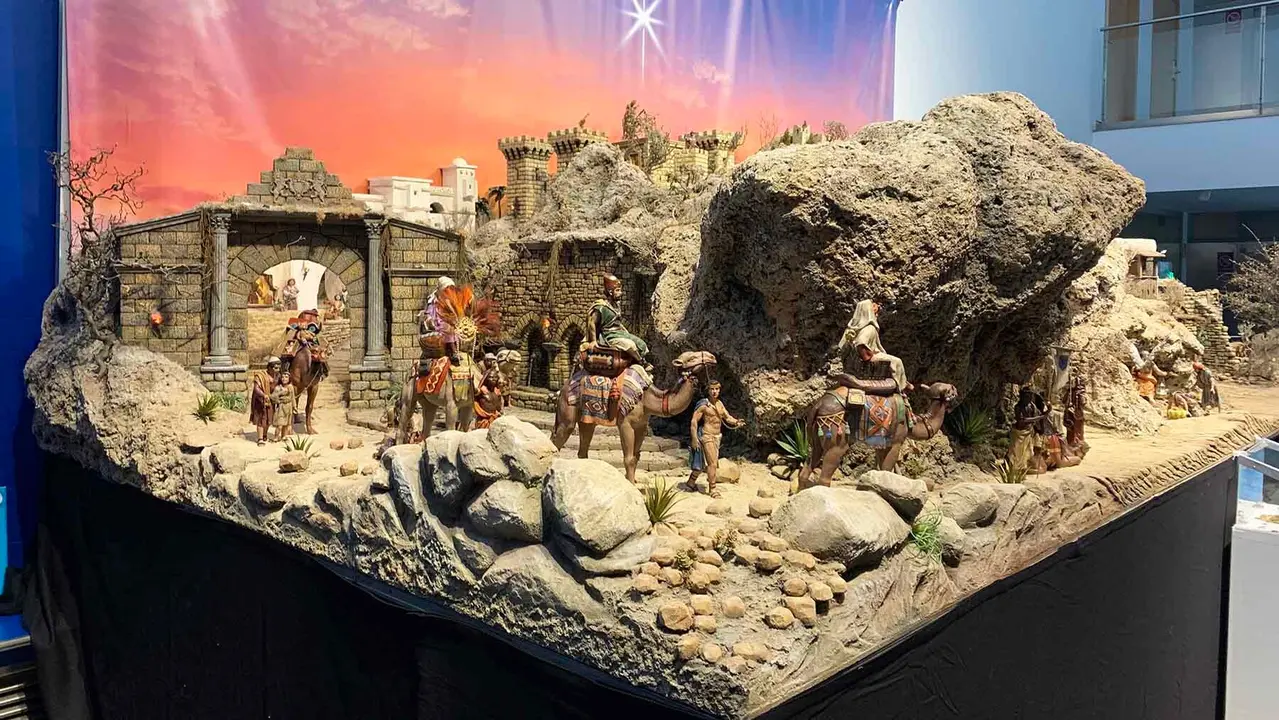 El Belén Monumental colocado en la Casa de Cultura de Villava. Navarra.com