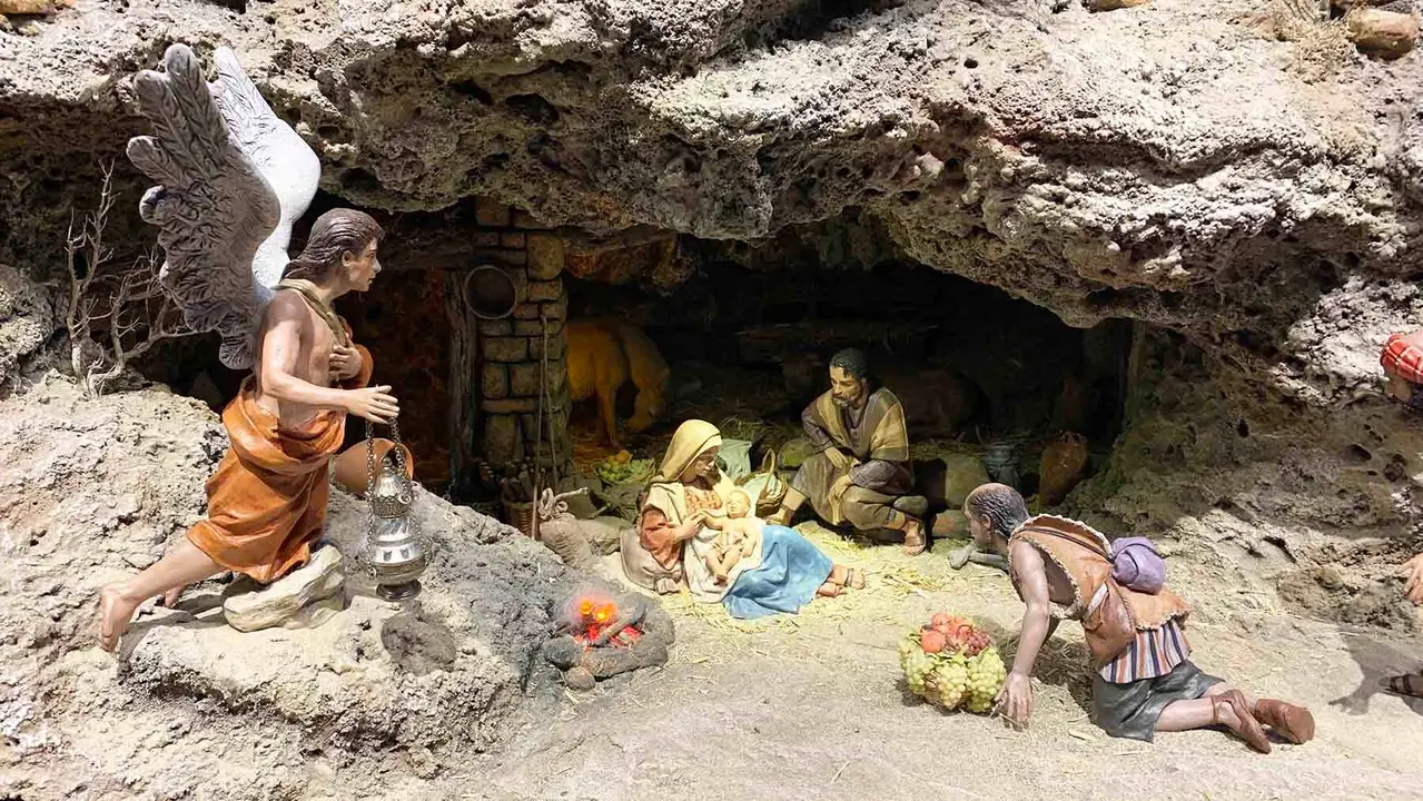 El Belén Monumental colocado en la Casa de Cultura de Villava. Navarra.com