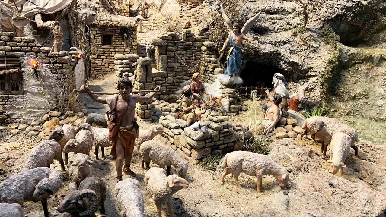 El Belén Monumental colocado en la Casa de Cultura de Villava. Navarra.com