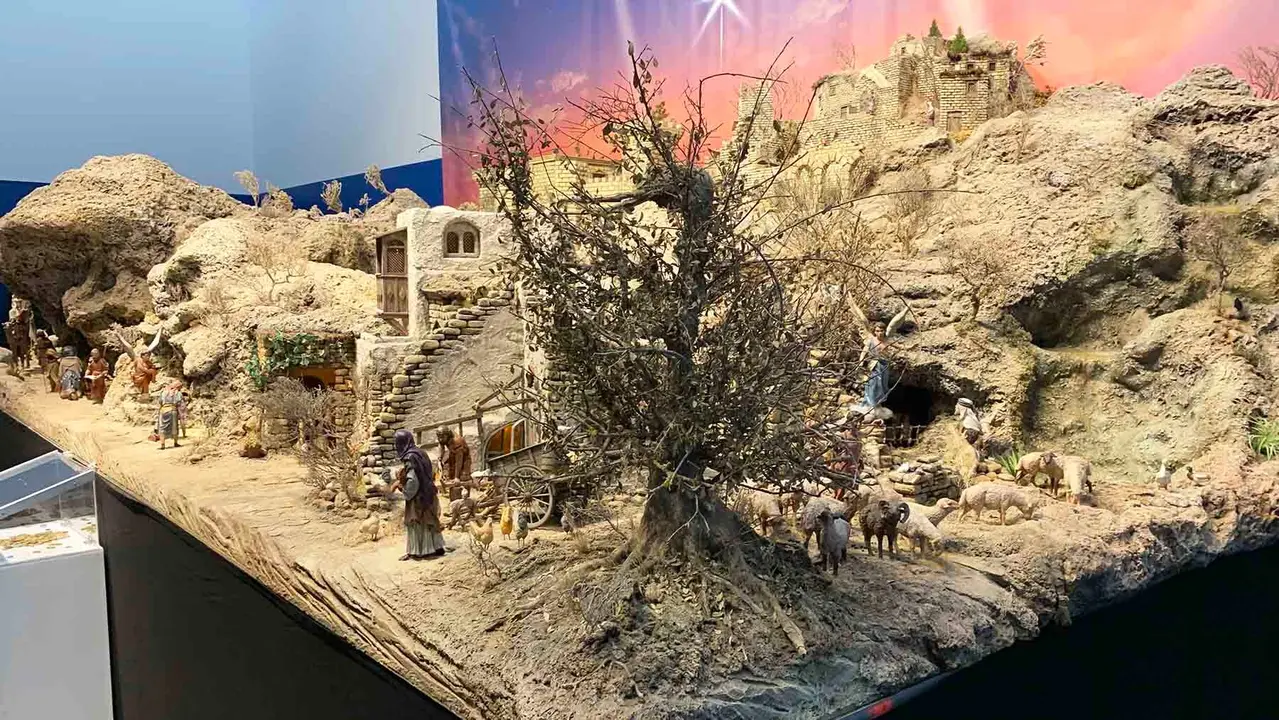 El Belén Monumental colocado en la Casa de Cultura de Villava. Navarra.com