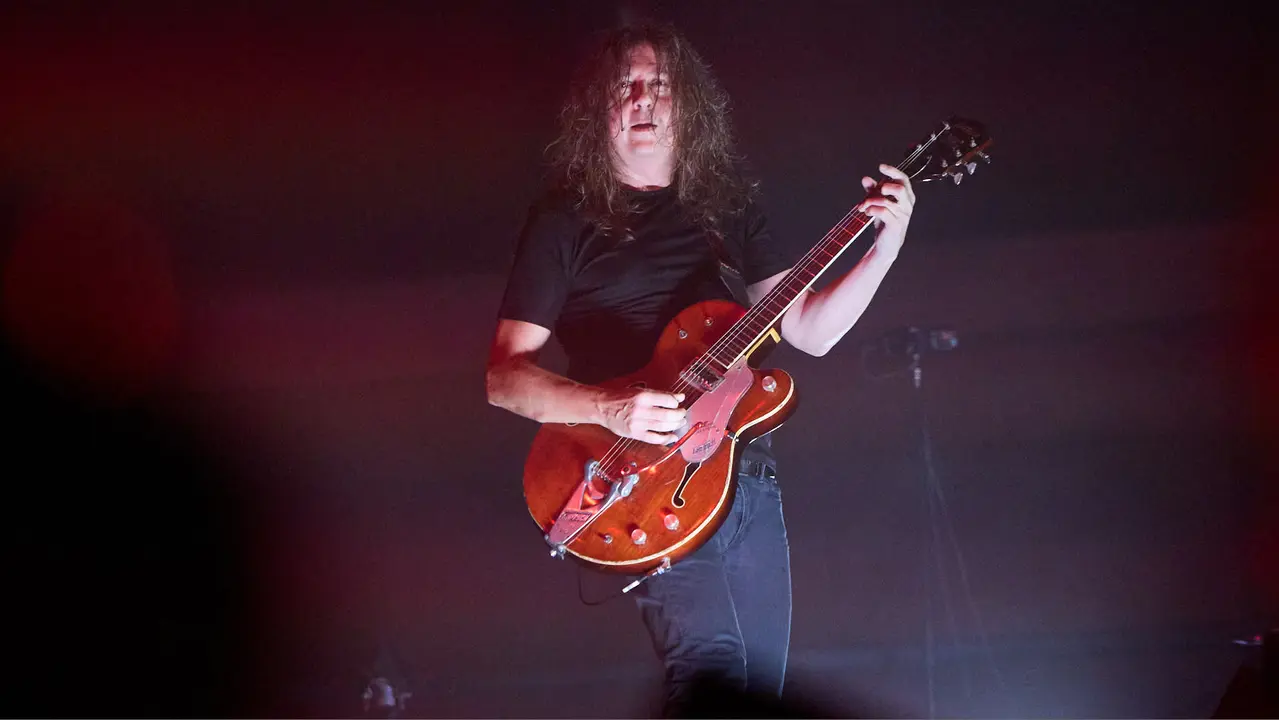 Concierto de Fito & Fitipaldis en el pabellón Navarra Arena dentro de su gira Aullidos Tour que sirve de presentación de su nuevo disco El monte de los aullidos. IÑIGO ALZUGARAY