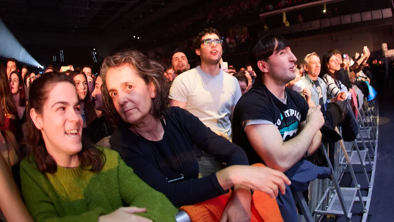 Concierto de Fito & Fitipaldis en el pabellón Navarra Arena dentro de su gira Aullidos Tour que sirve de presentación de su nuevo disco El monte de los aullidos. IÑIGO ALZUGARAY