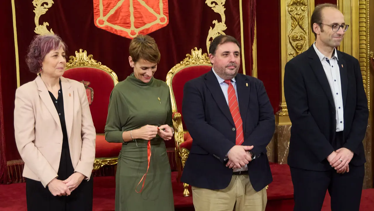 La presidenta Mar&iacute;a Chivite preside la entrega de Medallas al M&eacute;rito Deportivo 2025 en Navarra. I&Ntilde;IGO ALZUGARAY