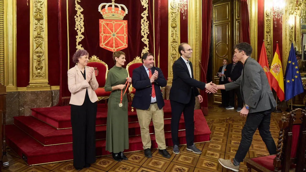 La presidenta Mar&iacute;a Chivite preside la entrega de Medallas al M&eacute;rito Deportivo 2025 en Navarra. I&Ntilde;IGO ALZUGARAY
