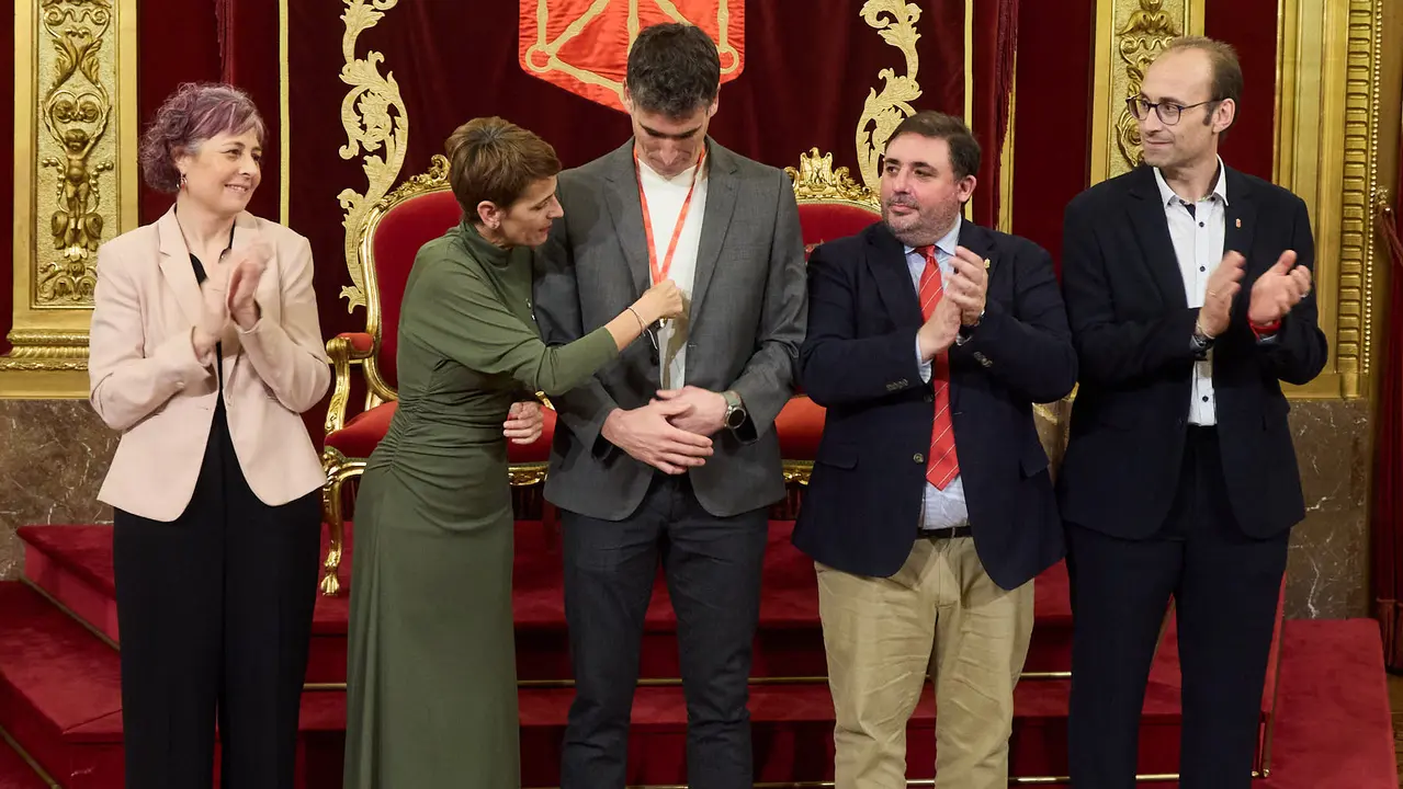 La presidenta Mar&iacute;a Chivite preside la entrega de Medallas al M&eacute;rito Deportivo 2025 en Navarra. I&Ntilde;IGO ALZUGARAY
