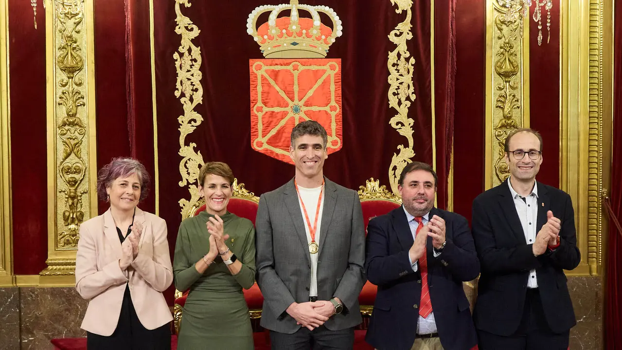 La presidenta Mar&iacute;a Chivite preside la entrega de Medallas al M&eacute;rito Deportivo 2025 en Navarra. I&Ntilde;IGO ALZUGARAY