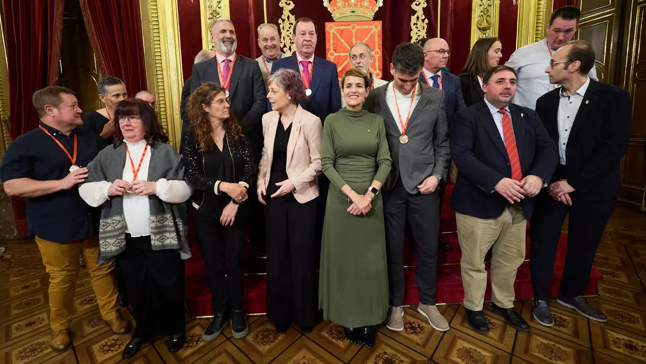 La presidenta Mar&iacute;a Chivite preside la entrega de Medallas al M&eacute;rito Deportivo 2025 en Navarra. I&Ntilde;IGO ALZUGARAY