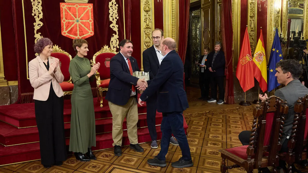 La presidenta Mar&iacute;a Chivite preside la entrega de Medallas al M&eacute;rito Deportivo 2025 en Navarra. I&Ntilde;IGO ALZUGARAY