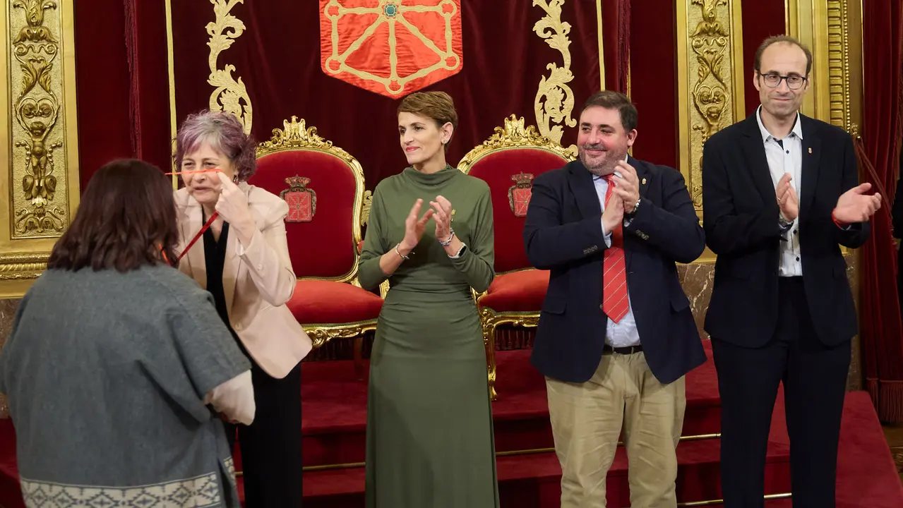 La presidenta Mar&iacute;a Chivite preside la entrega de Medallas al M&eacute;rito Deportivo 2025 en Navarra. I&Ntilde;IGO ALZUGARAY