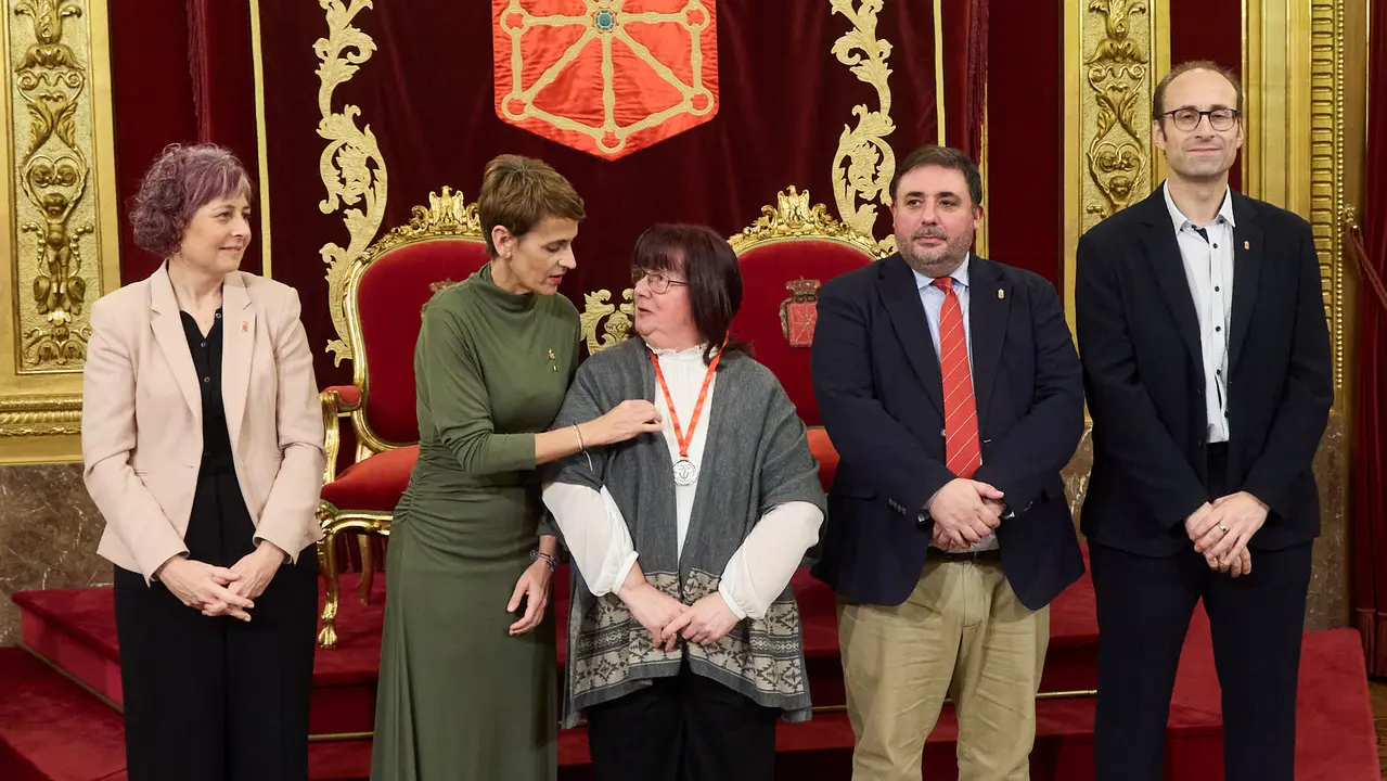 La presidenta Mar&iacute;a Chivite preside la entrega de Medallas al M&eacute;rito Deportivo 2025 en Navarra. I&Ntilde;IGO ALZUGARAY