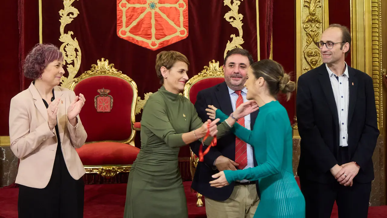 La presidenta Mar&iacute;a Chivite preside la entrega de Medallas al M&eacute;rito Deportivo 2025 en Navarra. I&Ntilde;IGO ALZUGARAY