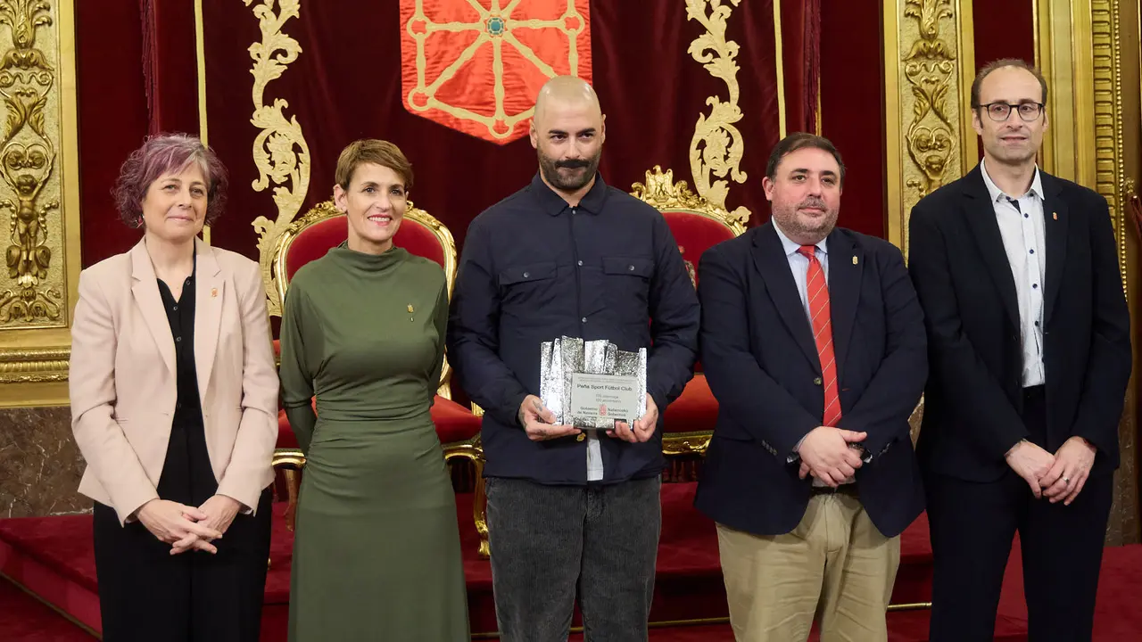 La presidenta Mar&iacute;a Chivite preside la entrega de Medallas al M&eacute;rito Deportivo 2025 en Navarra. I&Ntilde;IGO ALZUGARAY