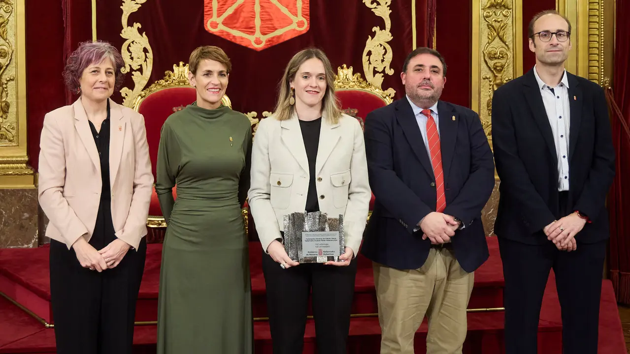 La presidenta Mar&iacute;a Chivite preside la entrega de Medallas al M&eacute;rito Deportivo 2025 en Navarra. I&Ntilde;IGO ALZUGARAY