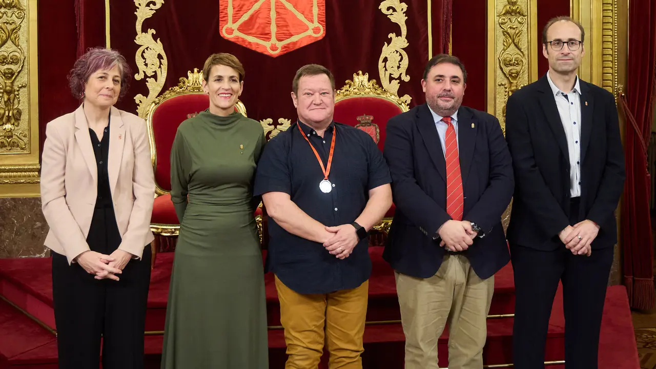La presidenta Mar&iacute;a Chivite preside la entrega de Medallas al M&eacute;rito Deportivo 2025 en Navarra. I&Ntilde;IGO ALZUGARAY