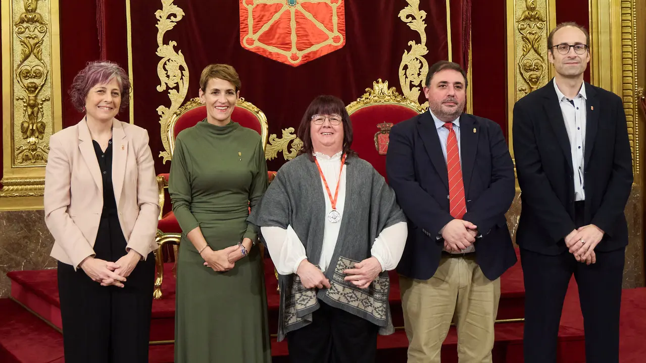 La presidenta Mar&iacute;a Chivite preside la entrega de Medallas al M&eacute;rito Deportivo 2025 en Navarra. I&Ntilde;IGO ALZUGARAY