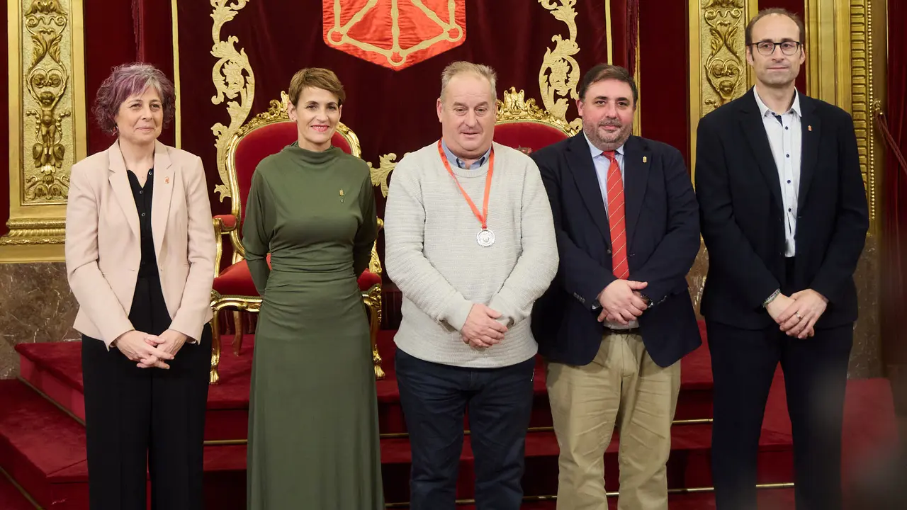 La presidenta Mar&iacute;a Chivite preside la entrega de Medallas al M&eacute;rito Deportivo 2025 en Navarra. I&Ntilde;IGO ALZUGARAY