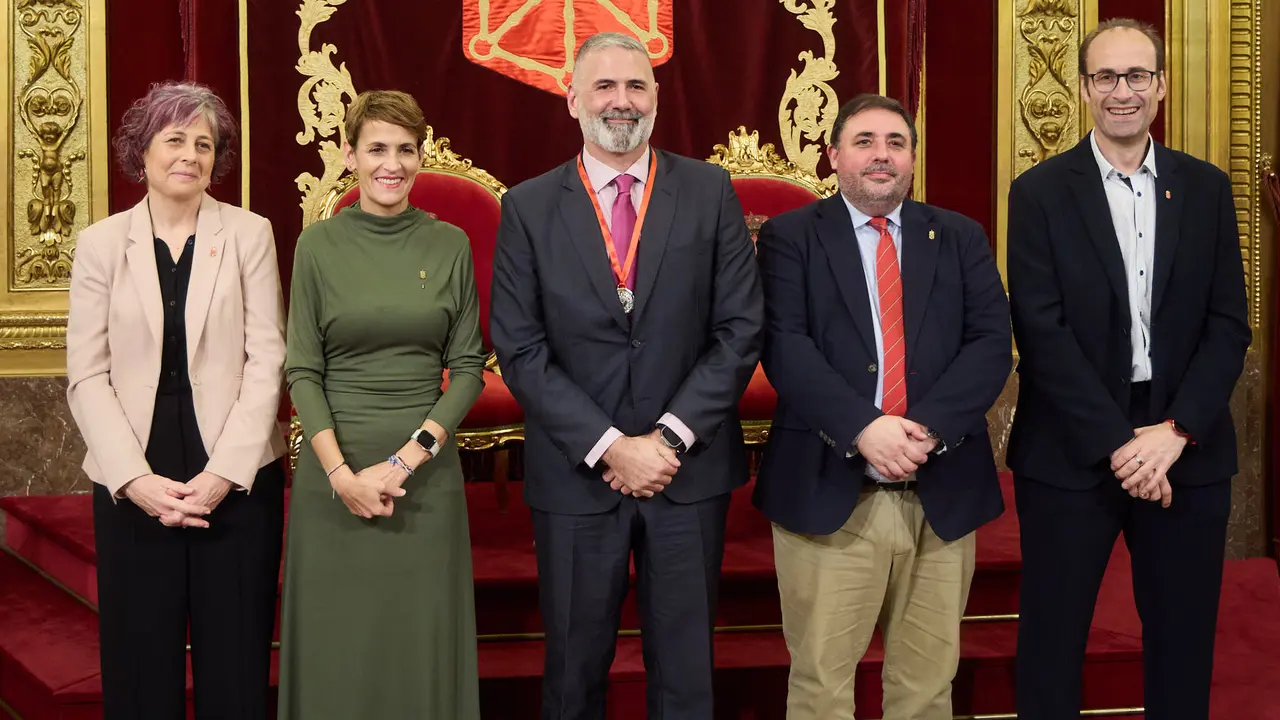La presidenta Mar&iacute;a Chivite preside la entrega de Medallas al M&eacute;rito Deportivo 2025 en Navarra. I&Ntilde;IGO ALZUGARAY
