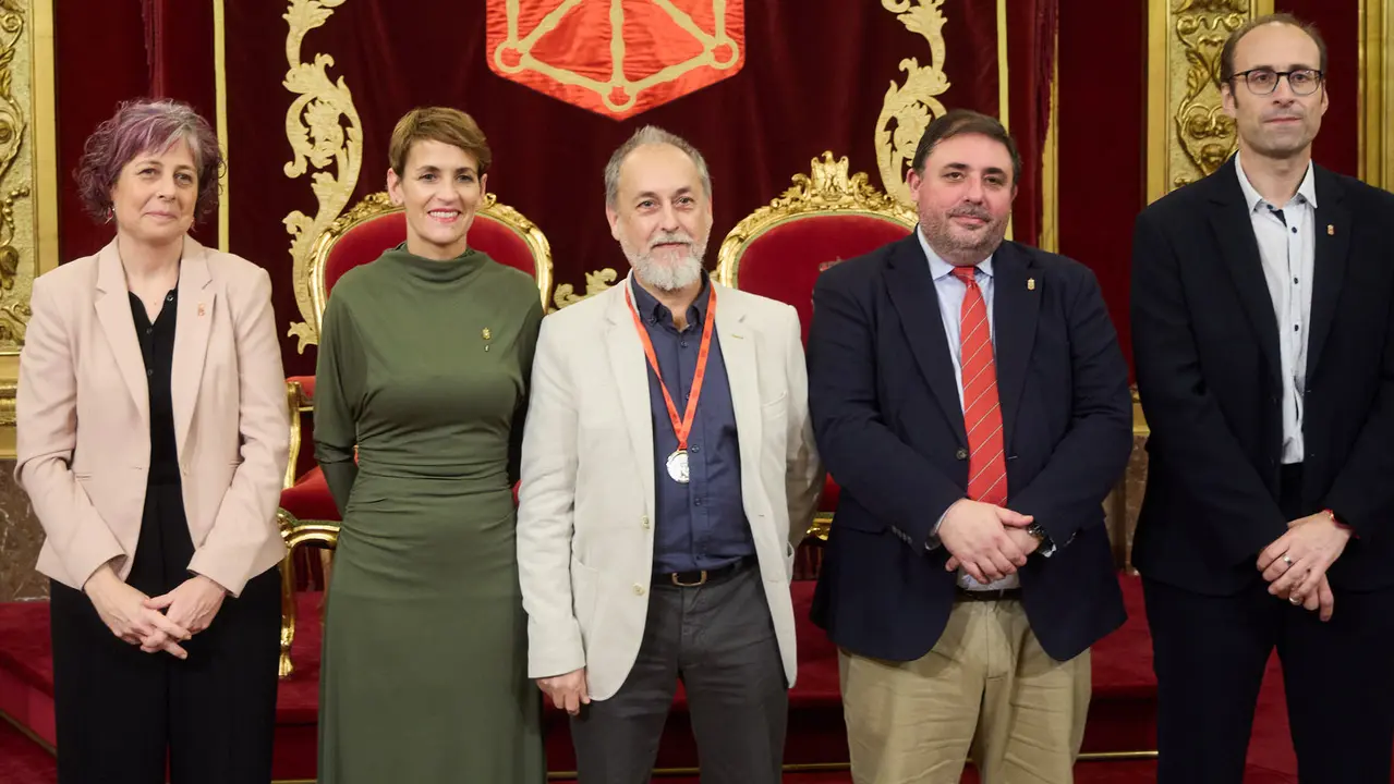 La presidenta Mar&iacute;a Chivite preside la entrega de Medallas al M&eacute;rito Deportivo 2025 en Navarra. I&Ntilde;IGO ALZUGARAY