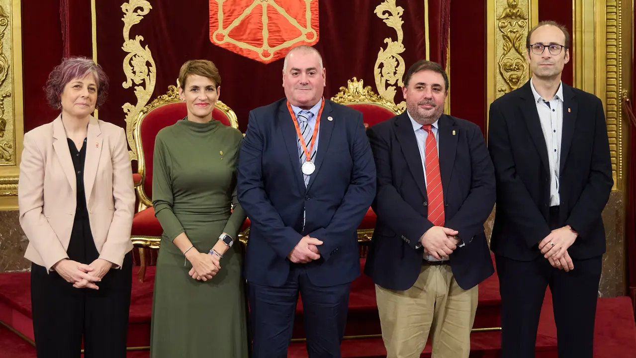 La presidenta Mar&iacute;a Chivite preside la entrega de Medallas al M&eacute;rito Deportivo 2025 en Navarra. I&Ntilde;IGO ALZUGARAY