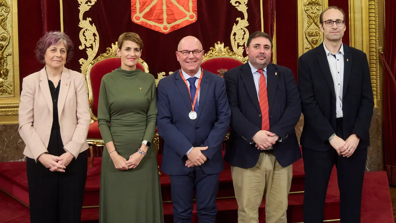 La presidenta Mar&iacute;a Chivite preside la entrega de Medallas al M&eacute;rito Deportivo 2025 en Navarra. I&Ntilde;IGO ALZUGARAY