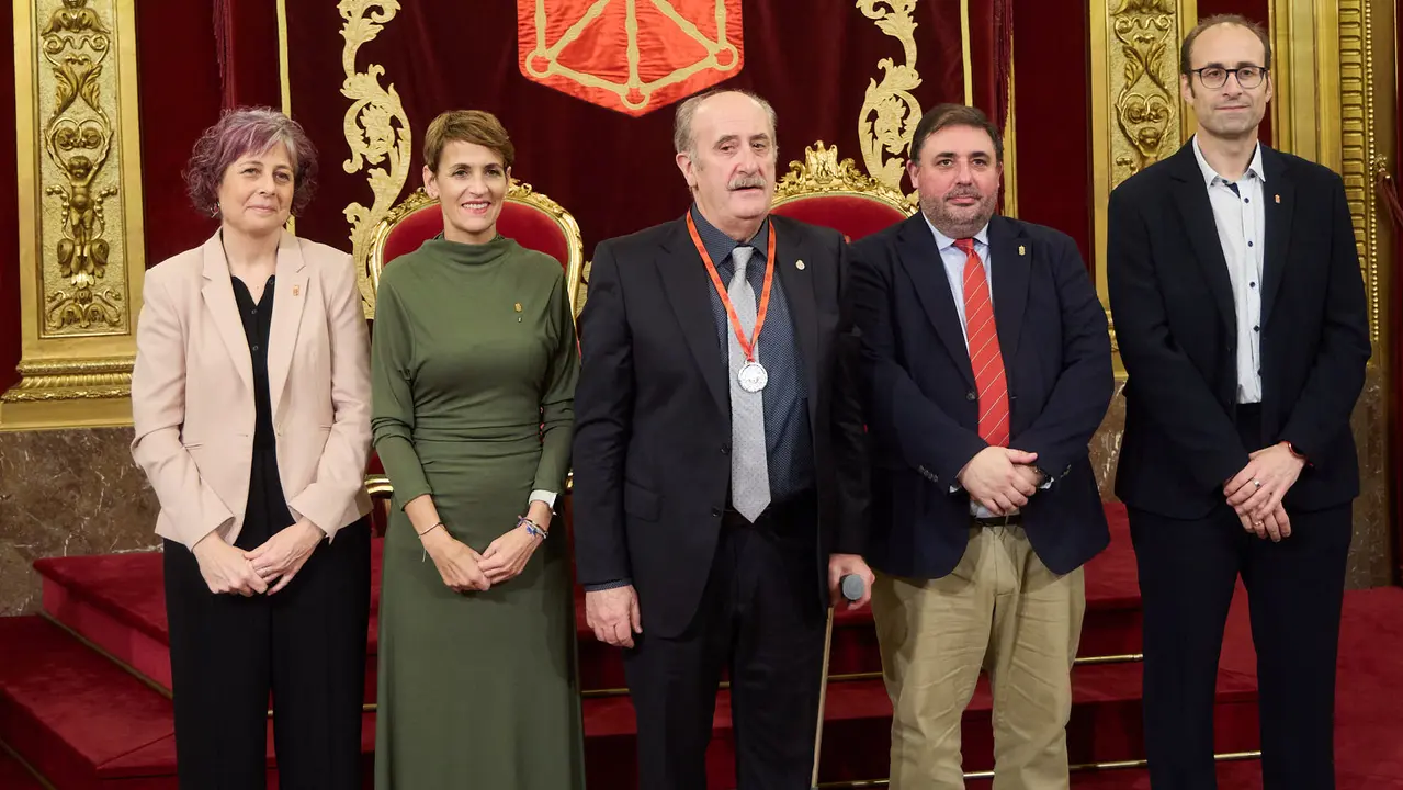 La presidenta Mar&iacute;a Chivite preside la entrega de Medallas al M&eacute;rito Deportivo 2025 en Navarra. I&Ntilde;IGO ALZUGARAY