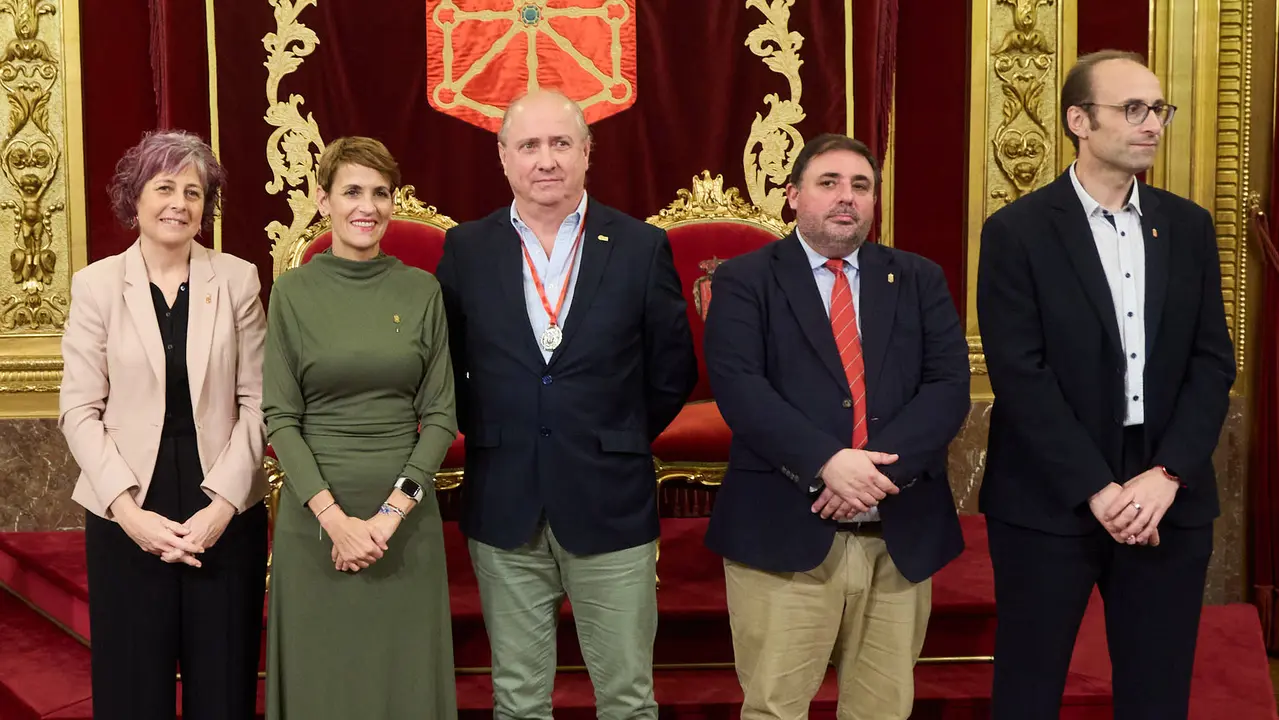 La presidenta Mar&iacute;a Chivite preside la entrega de Medallas al M&eacute;rito Deportivo 2025 en Navarra. I&Ntilde;IGO ALZUGARAY
